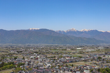 松本盆地（長野県松本市）