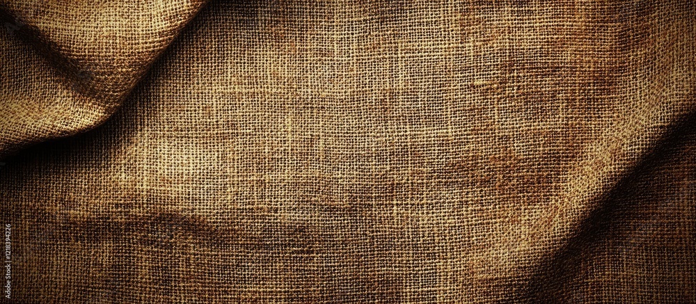 Poster medium brown fabric texture with rich tones and subtle weave patterns creates a warm and inviting ba