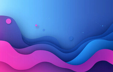 Blue gradient background, flat design, simple, minimalistic, with empty space in the center of the picture.
