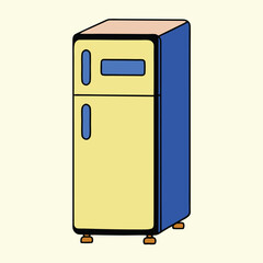 Refrigerator Illustration Design