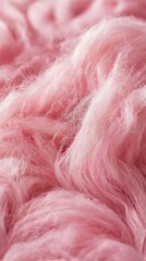 Obraz premium Warm and inviting closeup of layered pink cotton candy