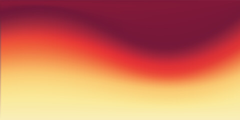Obraz premium Autumn abstract gradient background with warm orange and red color wave.