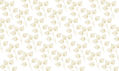 floral art deco pattern background