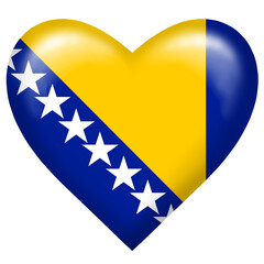 Flag Bosnia And Herzegovina Country