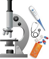 Medicine Vector Icons Set.