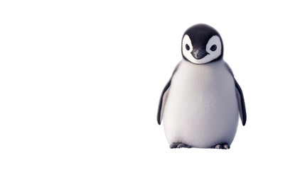 Fototapeta premium Pinguin on transparent background