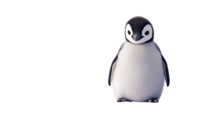 Pinguin on transparent background