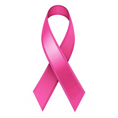 Pink ribbon , symbol of Breast Cancer awareness.