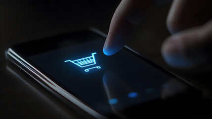 of a smartphone screen showing a checkout page with the total price highlighted 