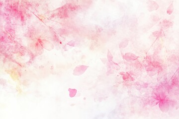 Delicate Pink Watercolor Floral Background Texture for Spring Designs
