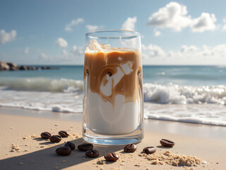 Beachside Coffee Bliss – Perfect for Restaurant Promotions