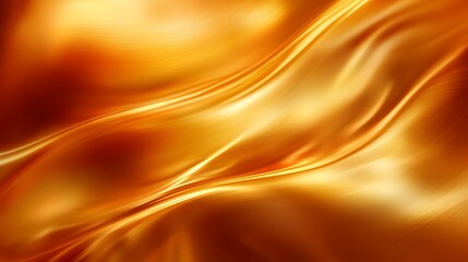 Abstract Golden Waves Smooth Texture Background