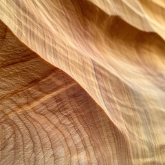 A close-up shot of the natural texture of wood, emphasizing its grain and light coloring. capturing the beauty of the wood. 