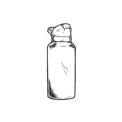 illustration of a child's drinking water bottle