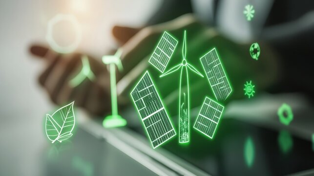 Green Energy Innovations with Solar Panels, Wind Turbines, and Sustainable Solutions for a Clean Future