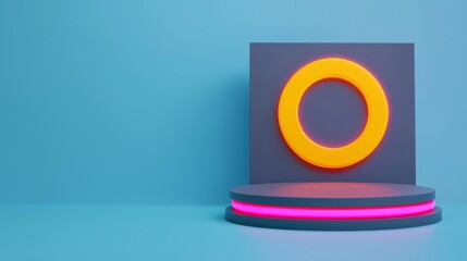 Elegant Vibrant Target Board with Motivational Design for Creative Presentations