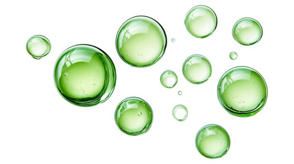 Green bubbles with png and transparent background