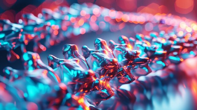 3d illustration of spinal column with implant and screw placement for enhanced stability