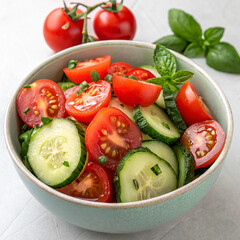 fresh vegetable salad