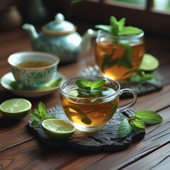 cup of green tea