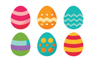 Set of different style Easter egg vector art illustration5.eps
