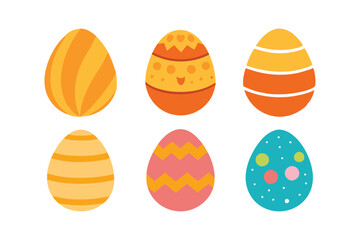 Set of different style Easter egg vector art illustration7.eps