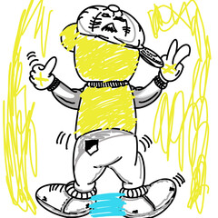 hand drawn and hand lettering