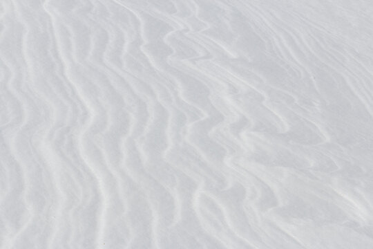 wavy lines on white  layered snow abstract texture background