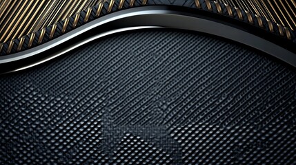 Abstract Black Gold Metallic Texture Design