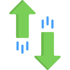 Up And Down Arrows Icon