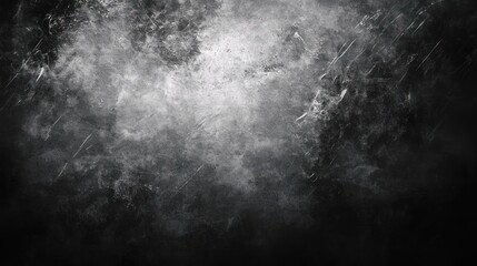 Obraz premium Dark gray grunge texture background with scratches and stains.