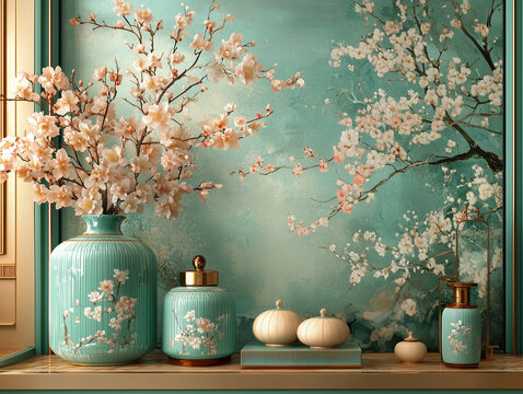 The background is used to place the product, making it look attractive and luxurious.
