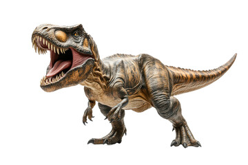 Fototapeta premium Roaring Tyrannosaurus Rex Dinosaur Prehistoric Predator