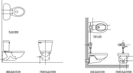 Mansfield Plumbing Products Toilet Design Vector Illustration