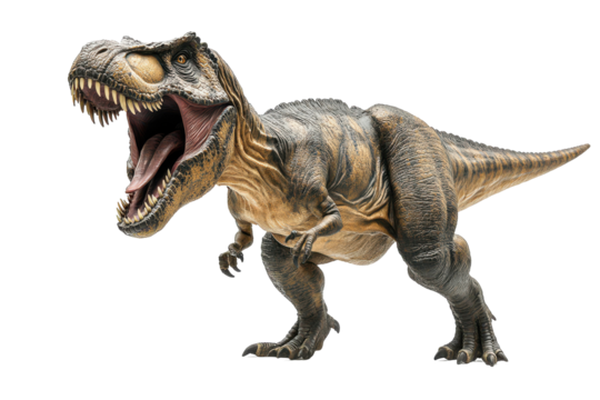 Tyrannosaurus Rex Roaring Prehistoric Predator Dinosaur Jurassic Era