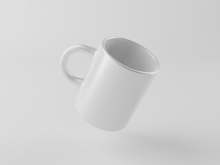 Isolated image mug 3d render