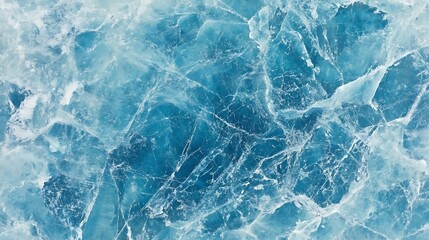 Abstract Blue Ice Texture Background Image