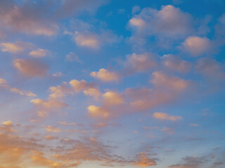 colorful sunset clouds background