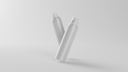 Isolated image deodorant bottle 3d render