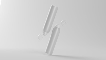 Isolated image deodorant bottle 3d render