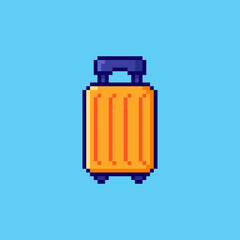 Pixel art Travel Suitcase game asset design