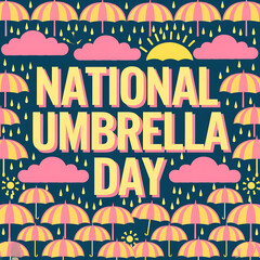 Fototapeta premium national umbrella day