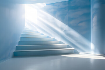 Obraz premium stairway to the sky