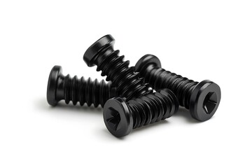 Screws isolated on white background