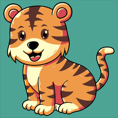 Tiger Retro Vectors & Illustrations