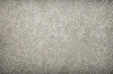 An Elegant and Beautiful Vintage Floral Pattern Background Design for Any Space or Use
