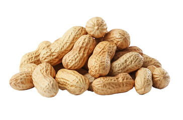 peanut isolated on white background clipping path