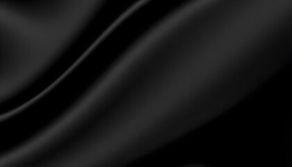 Sleek Black Synthetic Material: Luxurious Texture Background dark rich shiny smooth design