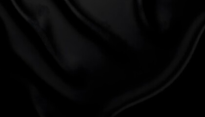 Obraz premium Luxurious Black Synthetic Material: Smooth, Lustrous Texture Background dark rich shiny 