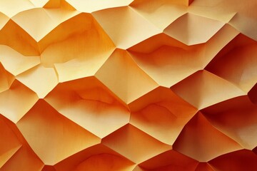 Obraz premium Abstract 3d rendering of tessellated hexagons. Modern background with geometric repetition. Poster, cover, branding, banner, placard., Generative AI